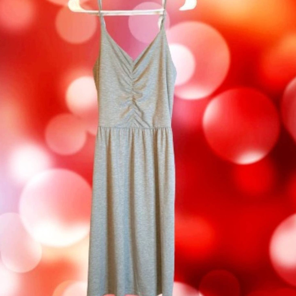 Yathon  large NWT gray sundress. Fall, casual beach, cruise, great quality.